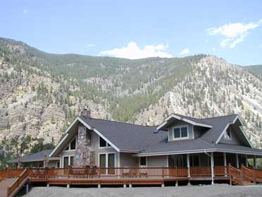 The Lodge is spacious and handsomely set in beautiful Sanders County, between Thompson Falls and Plains, Montana