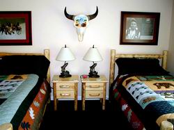 David Thompson would have loved to stay in this room! And it is handicap accessible.